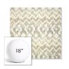 Picture of Inga Marble | 18" Round Boxed Sunbrella® Outdoor Pillow (3" Thick)