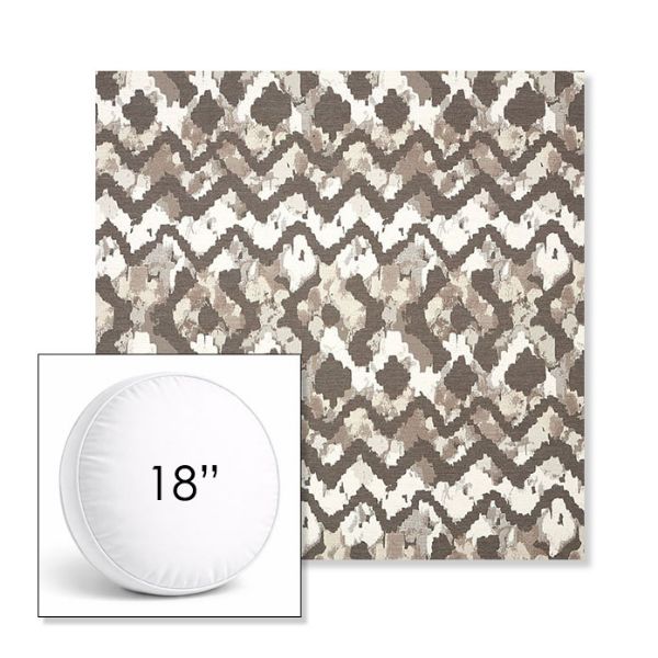 Picture of Inga Merino | 18" Round Boxed Sunbrella® Outdoor Pillow (3" Thick)