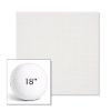 Picture of Linville Snow | 18" Round Boxed Sunbrella® Outdoor Pillow (3" Thick)