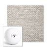 Picture of Litchfield Fog | 18" Round Boxed Sunbrella® Outdoor Pillow (3" Thick)