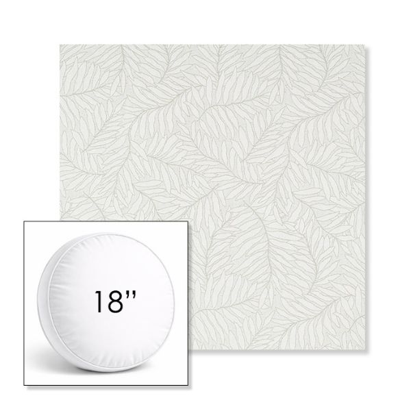 Picture of Lively Sage | 18" Round Boxed Sunbrella® Outdoor Pillow (3" Thick)