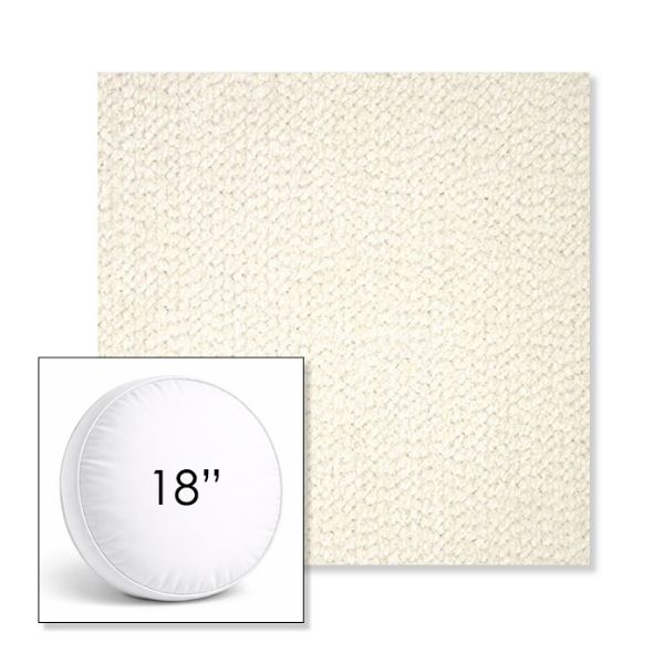 Picture of Margo Snow | 18" Round Boxed Sunbrella® Outdoor Pillow (3" Thick)