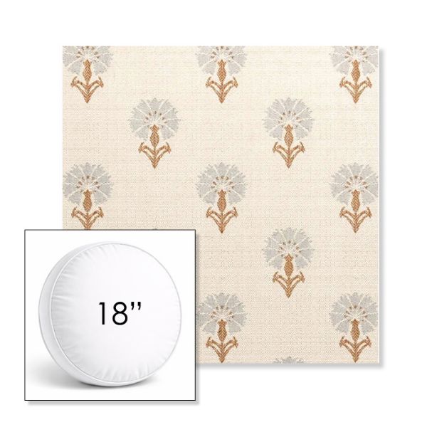 Picture of Mira Chai | 18" Round Boxed Sunbrella® Outdoor Pillow (3" Thick)