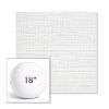 Picture of Piazza White | 18" Round Boxed Sunbrella® Outdoor Pillow (3" Thick)