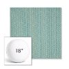 Picture of Posh Aqua | 18" Round Boxed Sunbrella® Outdoor Pillow (3" Thick)