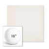 Picture of Posh Snow | 18" Round Boxed Sunbrella® Outdoor Pillow (3" Thick)