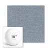Picture of Remix Denim | 18" Round Boxed Sunbrella® Outdoor Pillow (3" Thick)