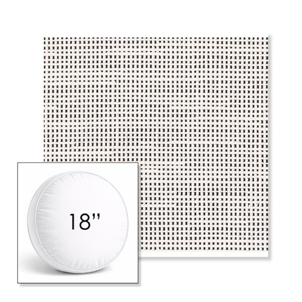 Picture of Rest Ink | 18" Round Boxed Sunbrella® Outdoor Pillow (3" Thick)