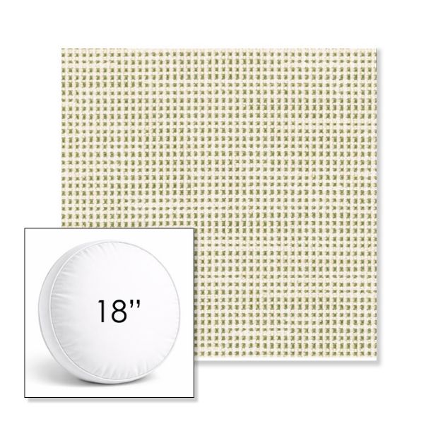 Picture of Rest Meadow | 18" Round Boxed Sunbrella® Outdoor Pillow (3" Thick)