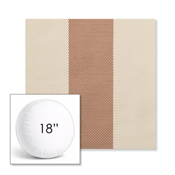 Picture of Rothko Pink Lady | 18" Round Boxed Sunbrella® Outdoor Pillow (3" Thick)