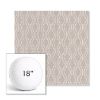Picture of Solve Linen | 18" Round Boxed Sunbrella® Outdoor Pillow (3" Thick)