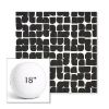 Picture of Toggle Inkblot | 18" Round Boxed Sunbrella® Outdoor Pillow (3" Thick)