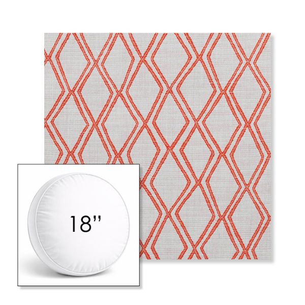 Picture of Voyage Tamale | 18" Round Boxed Sunbrella® Outdoor Pillow (3" Thick)