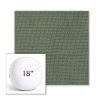 Custom 18" Round Boxed Sunbrella® Outdoor Pillow (3" Thick) available in over 700 Sunbrella® fabrics. Comes standard with piping.