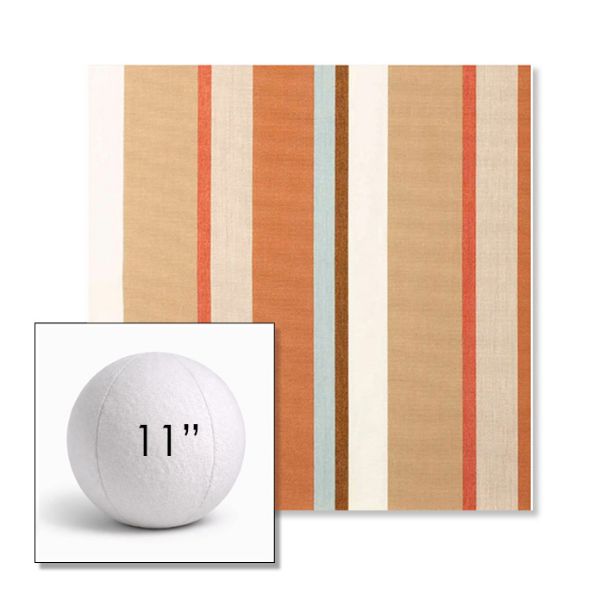 Picture of Beaming Mojave | 11" Round Ball Pillow Sunbrella® Outdoor Pillow (3" Thick)