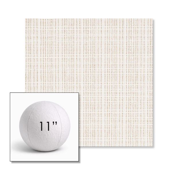 Picture of Benson Sand | 11" Round Ball Pillow Sunbrella® Outdoor Pillow (3" Thick)