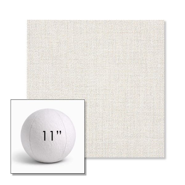 Picture of Bliss Linen | 11" Round Ball Pillow Sunbrella® Outdoor Pillow (3" Thick)