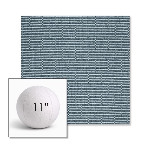 Picture of Boardwalk Surf Shop | 11" Round Ball Pillow Sunbrella® Outdoor Pillow (3" Thick)