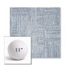 Picture of Boro Indigo | 11" Round Ball Pillow Sunbrella® Outdoor Pillow (3" Thick)