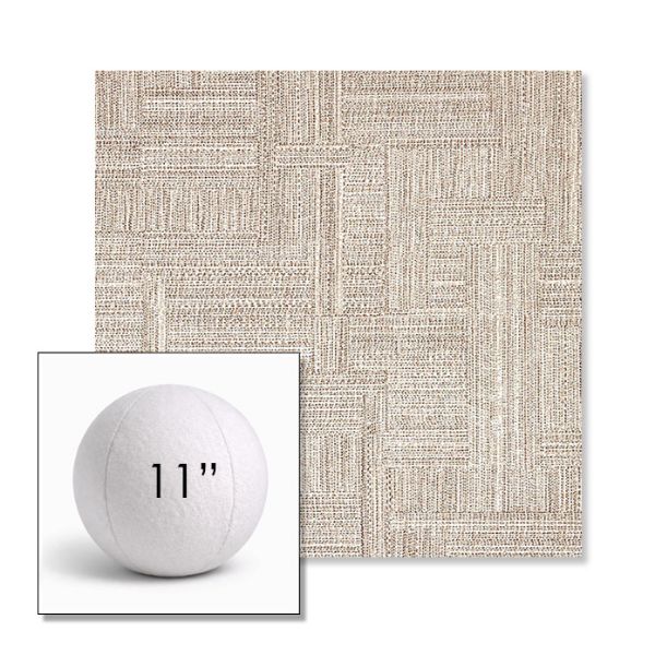 Picture of Boro Walnut | 11" Round Ball Pillow Sunbrella® Outdoor Pillow (3" Thick)