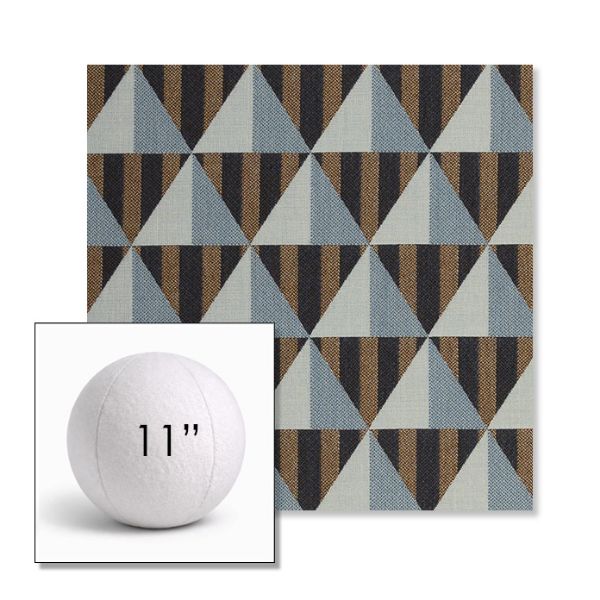 Picture of Buoy Cape Cod | 11" Round Ball Pillow Sunbrella® Outdoor Pillow (3" Thick)