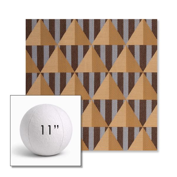 Picture of Buoy Sunset | 11" Round Ball Pillow Sunbrella® Outdoor Pillow (3" Thick)