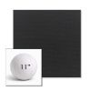 Picture of Canvas Black | 11" Round Ball Pillow Sunbrella® Outdoor Pillow (3" Thick)