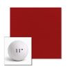 Picture of Canvas Jockey Red | 11" Round Ball Pillow Sunbrella® Outdoor Pillow (3" Thick)