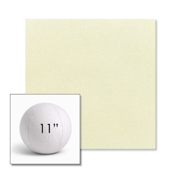 Picture of Canvas Natural | 11" Round Ball Pillow Sunbrella® Outdoor Pillow (3" Thick)