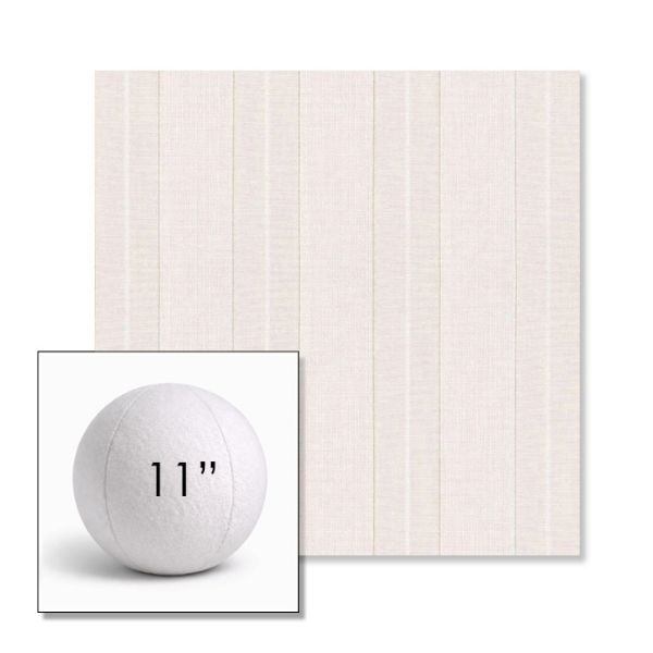 Picture of Carlo Sand | 11" Round Ball Pillow Sunbrella® Outdoor Pillow (3" Thick)