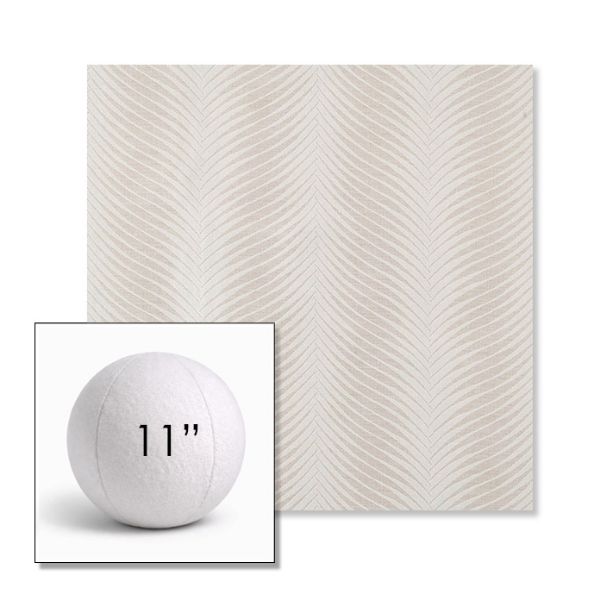 Picture of Clock Out Cloud | 11" Round Ball Pillow Sunbrella® Outdoor Pillow (3" Thick)