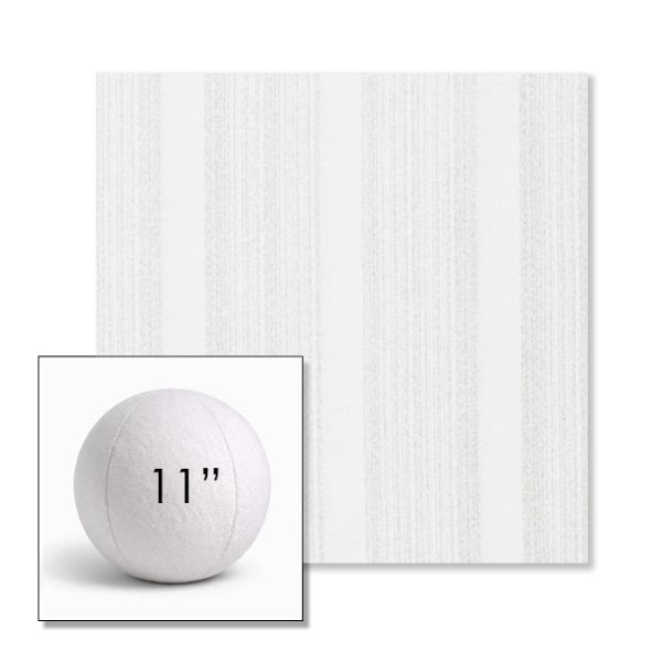 Picture of Compose Linen | 11" Round Ball Pillow Sunbrella® Outdoor Pillow (3" Thick)