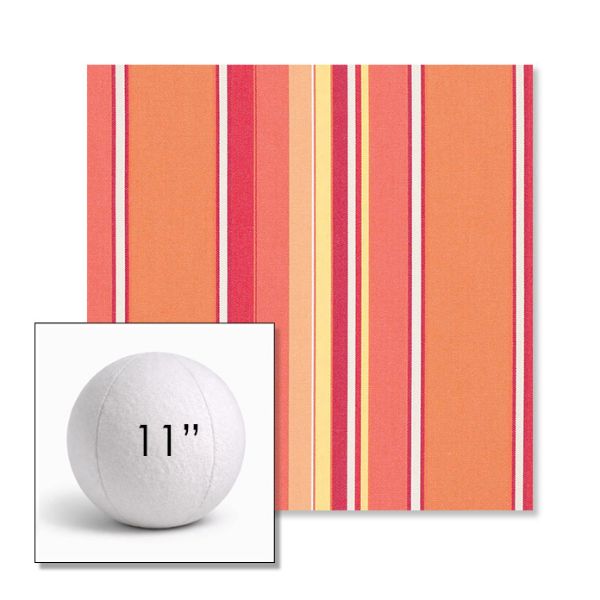 Picture of Dolce Mango | 11" Round Ball Pillow Sunbrella® Outdoor Pillow (3" Thick)