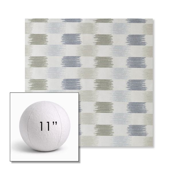 Picture of Dream Mist | 11" Round Ball Pillow Sunbrella® Outdoor Pillow (3" Thick)