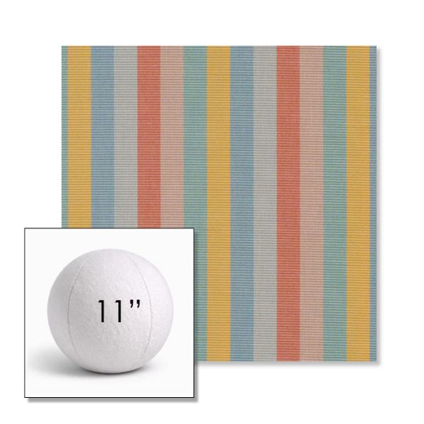 Picture of Entice Sunrise | 11" Round Ball Pillow Sunbrella® Outdoor Pillow (3" Thick)