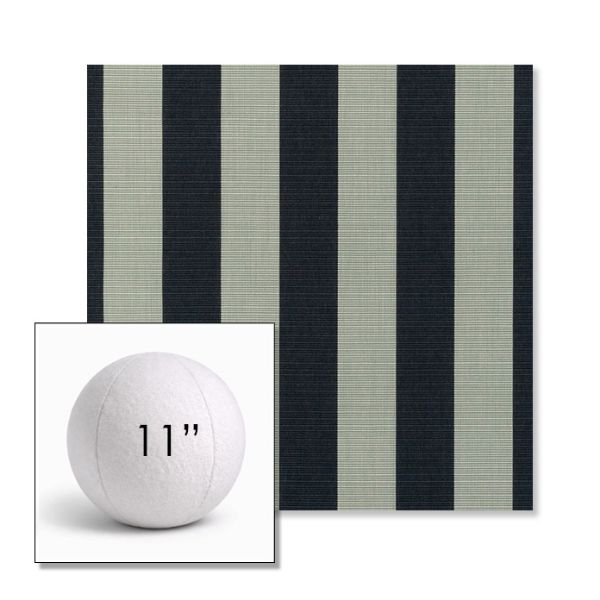 Picture of Expressive Mist | 11" Round Ball Pillow Sunbrella® Outdoor Pillow (3" Thick)