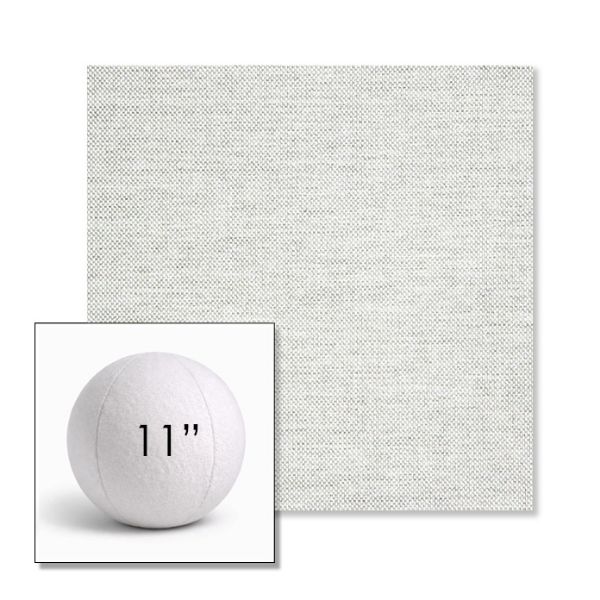 Picture of Idol Cloud | 11" Round Ball Pillow Sunbrella® Outdoor Pillow (3" Thick)