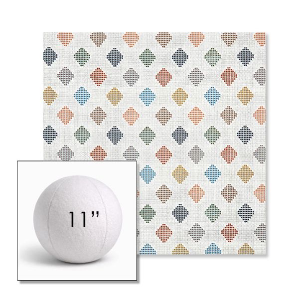 Picture of Infused Gem | 11" Round Ball Pillow Sunbrella® Outdoor Pillow (3" Thick)