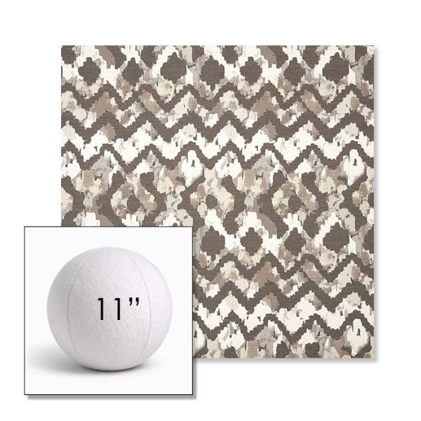 Picture of Inga Merino | 11" Round Ball Pillow Sunbrella® Outdoor Pillow (3" Thick)