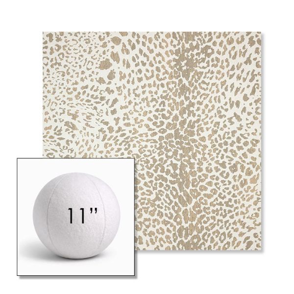 Picture of Instinct Dune | 11" Round Ball Pillow Sunbrella® Outdoor Pillow (3" Thick)