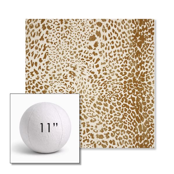 Picture of Instinct Toffee | 11" Round Ball Pillow Sunbrella® Outdoor Pillow (3" Thick)