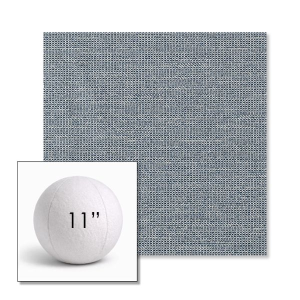Picture of Kudos Denim Wash | 11" Round Ball Pillow Sunbrella® Outdoor Pillow (3" Thick)