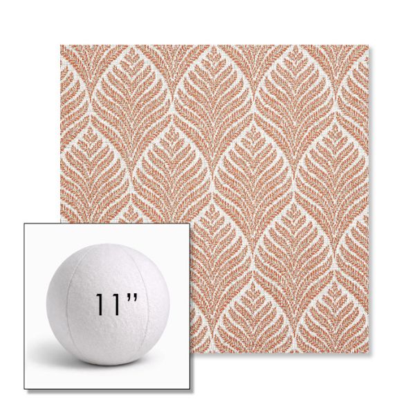 Picture of Linnaeus Clay | 11" Round Ball Pillow Sunbrella® Outdoor Pillow (3" Thick)