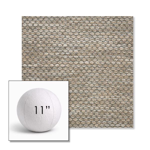 Picture of Litchfield Pebble | 11" Round Ball Pillow Sunbrella® Outdoor Pillow (3" Thick)