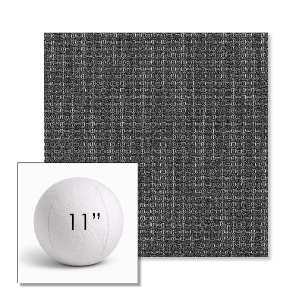 Picture of Metamorphic Slate | 11" Round Ball Pillow Sunbrella® Outdoor Pillow (3" Thick)