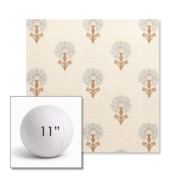 Picture of Mira Chai | 11" Round Ball Pillow Sunbrella® Outdoor Pillow (3" Thick)