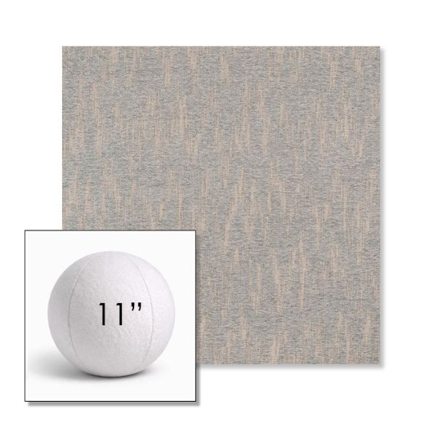 Picture of Mountains Fog | 11" Round Ball Pillow Sunbrella® Outdoor Pillow (3" Thick)