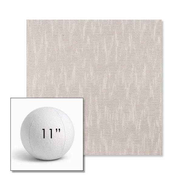 Picture of Mountains Snow | 11" Round Ball Pillow Sunbrella® Outdoor Pillow (3" Thick)