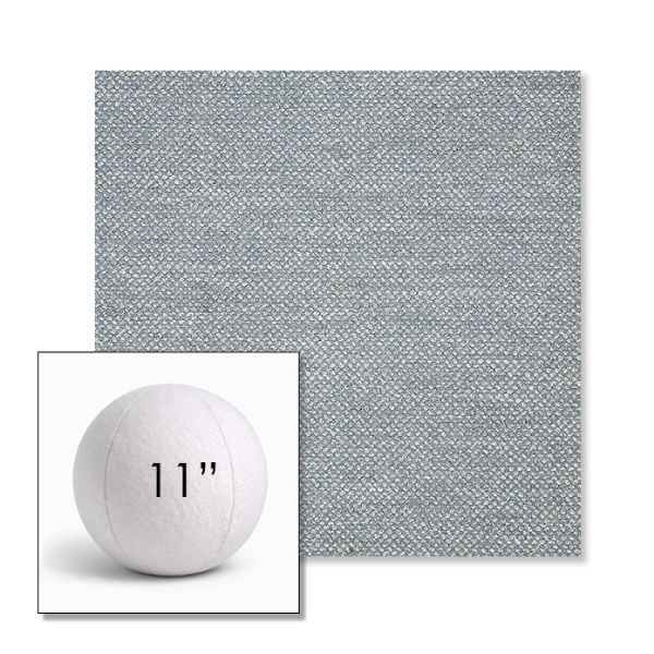 Picture of Nurture Haze | 11" Round Ball Pillow Sunbrella® Outdoor Pillow (3" Thick)