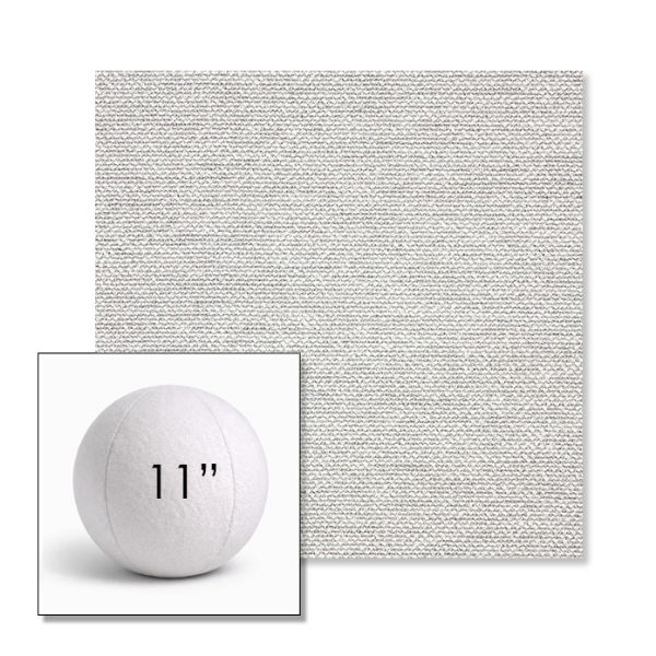 Picture of Nurture Pebble | 11" Round Ball Pillow Sunbrella® Outdoor Pillow (3" Thick)
